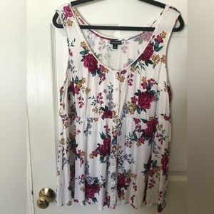 Torrid sleeveless top swing bottom